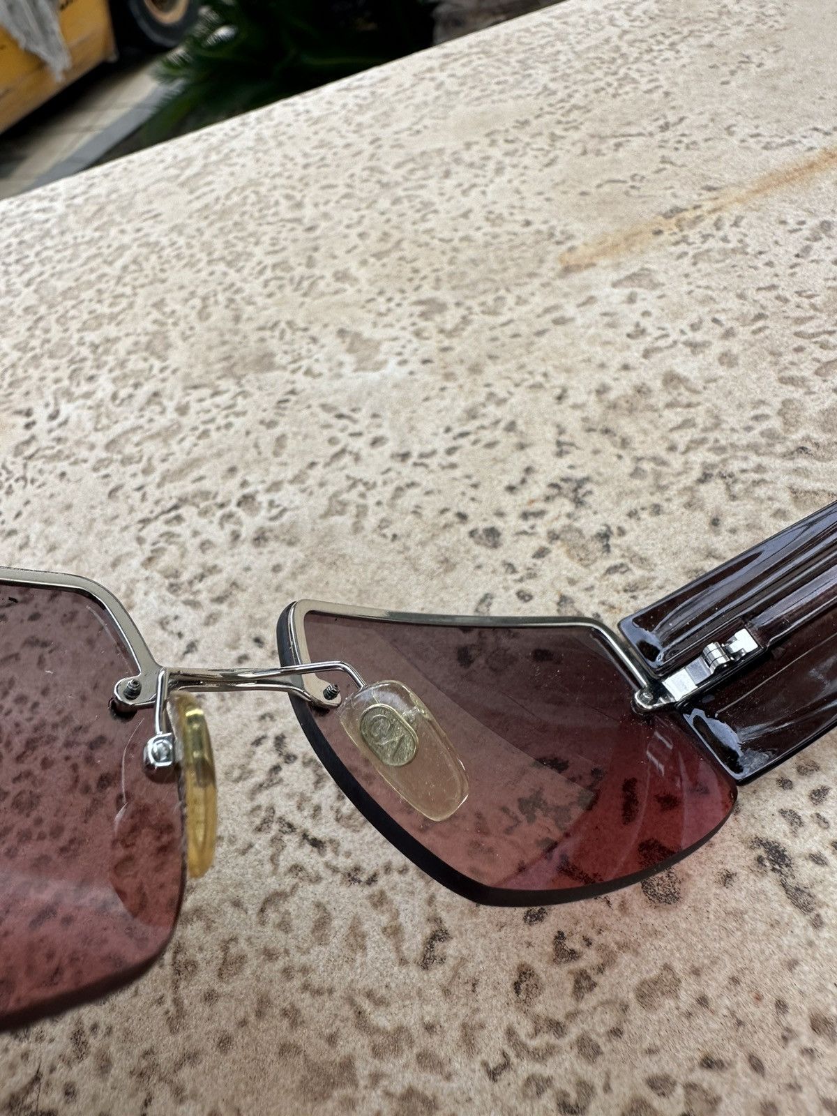 Giorgio Armani Giorgio Armani Sunglasses Vintage 707/12 Size ONE SIZE - 5 Thumbnail