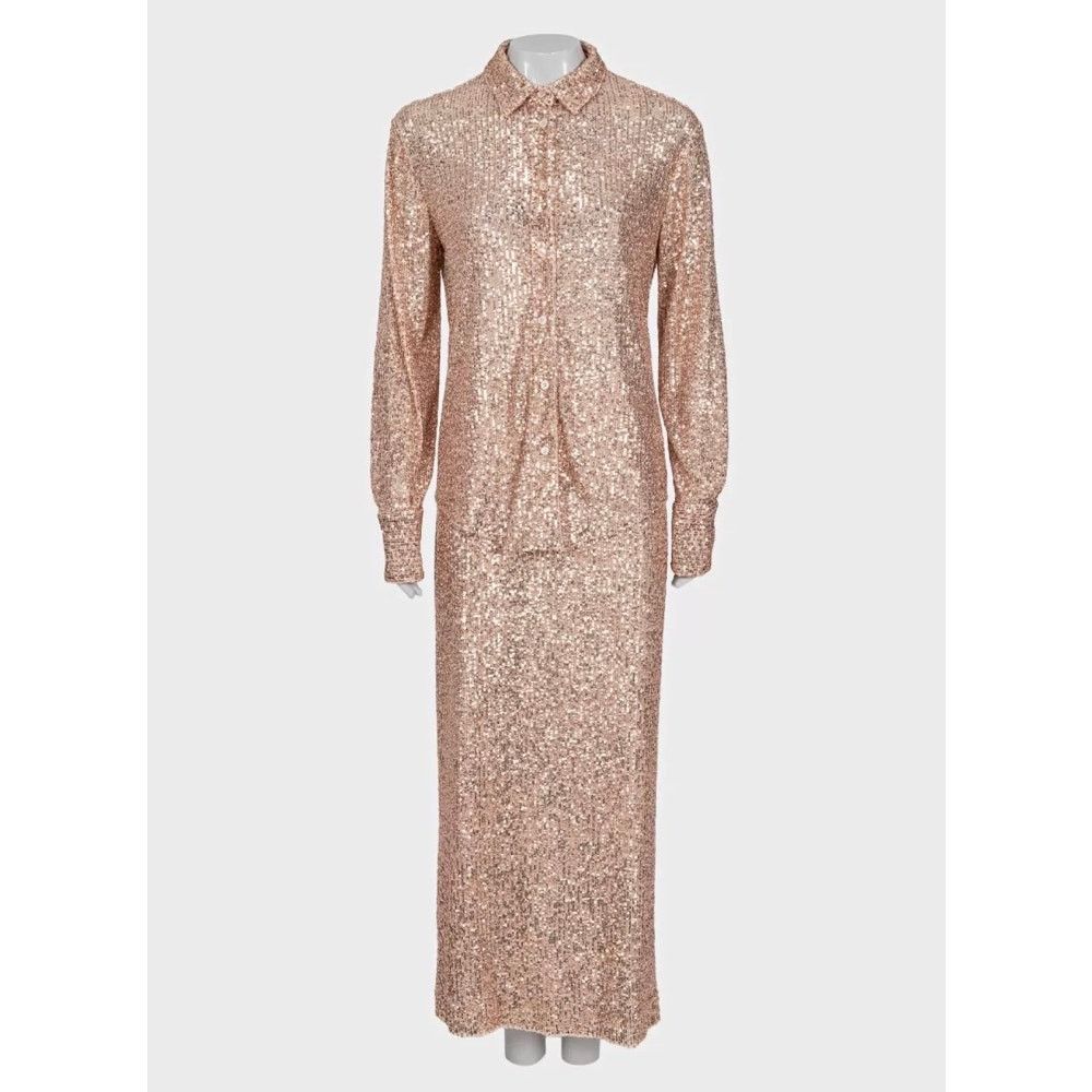 Tom Ford Tom Ford Pink Sequin Suit - Elegant IT40-44 Size S Size S / US 4 / IT 40 - 1 Thumbnail