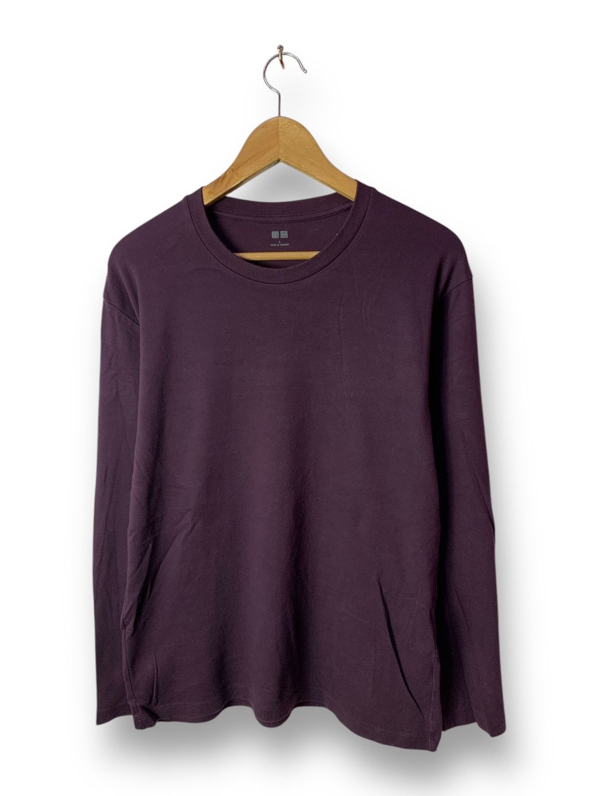 Japanese Brand × Uniqlo 🔥 Uniqlo Purple Longsleeves Tee Size US L / EU 52-54 / 3 - 1 Thumbnail