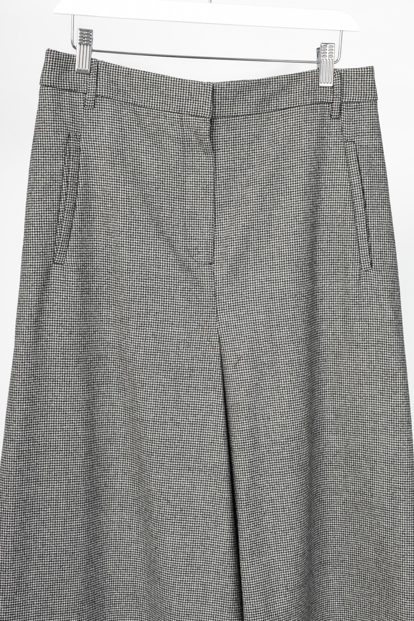 Tibi Tibi Black & Ivory Baby Houndstooth Slouch Skirt Size 27" / US 4 / IT 40 - 3 Thumbnail