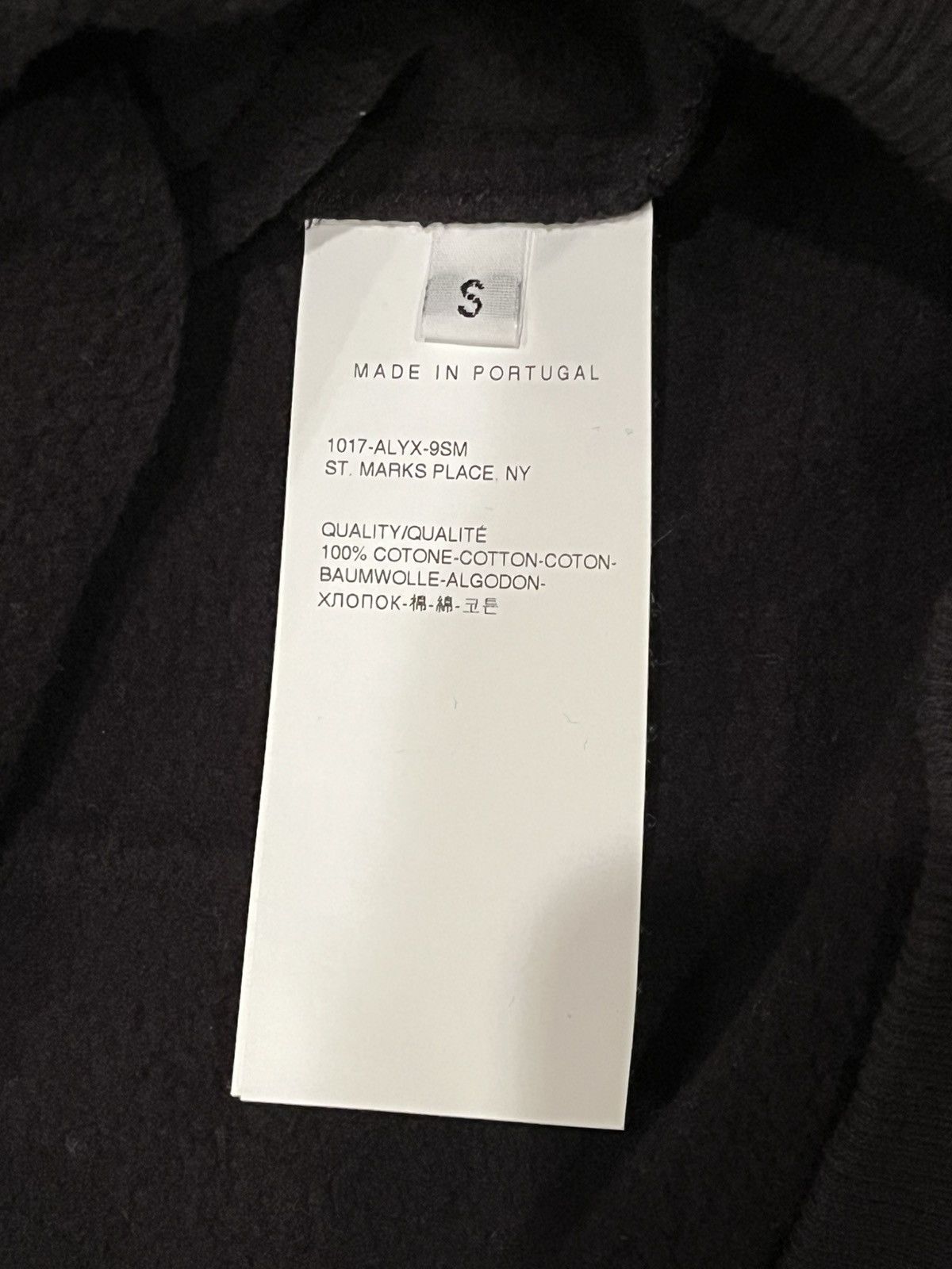1017 ALYX 9SM Black Sphere Logo Sweatshirt Size US S / EU 44-46 / 1 - 8 Thumbnail