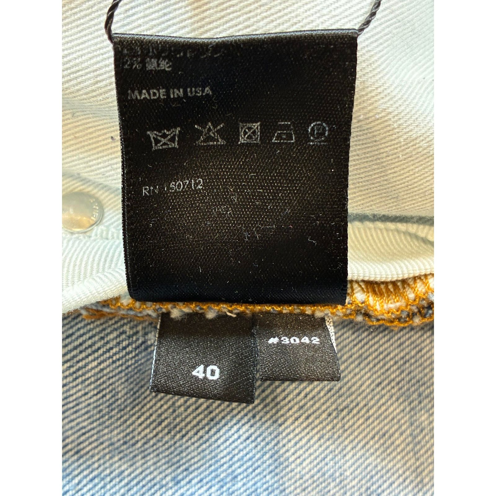 Amiri Amiri MX1 Aloha Light Wash Patch Jeans Size US 40 / EU 56 - 6 Thumbnail