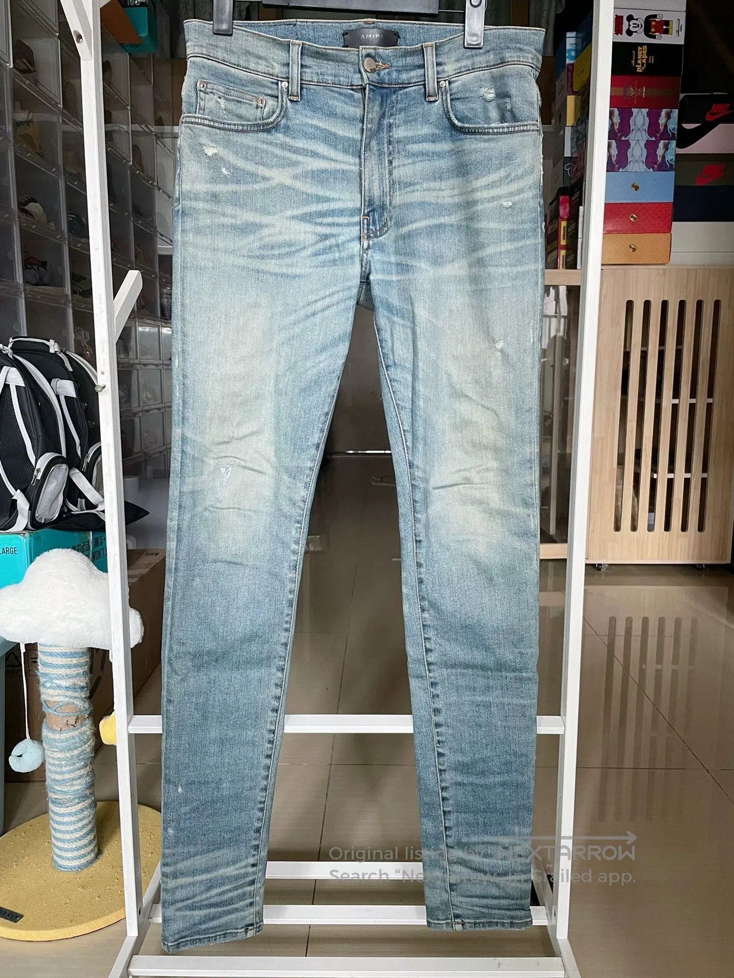 Amiri Amiri Washed Blue Jeans Size 32. Size US 32 / EU 48 - 1 Thumbnail