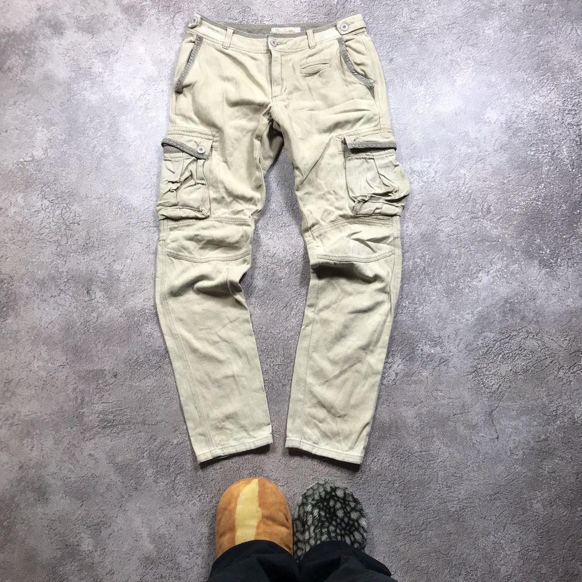 Vintage Vintage 90s Japanese Baggy Cargo Pants Parachute Grunge 28 Size US 28 / EU 44 - 2 Thumbnail