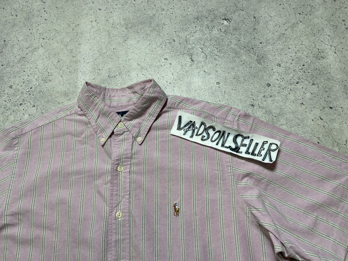 Polo Ralph Lauren × Ralph Lauren × Vintage Polo Ralph Lauren Vintage Button Up Short Sleeve Shirt PRL Size US L / EU 52-54 / 3 - 5 Thumbnail