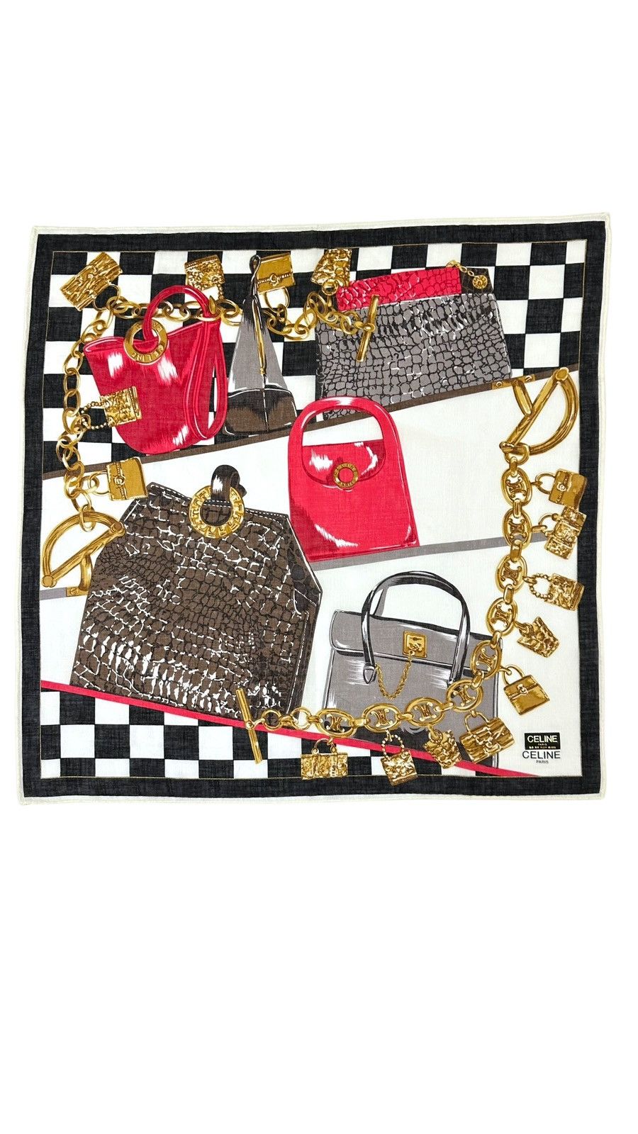 Celine × Vintage Celine Handkerchief / Bandana Size ONE SIZE - 2 Thumbnail