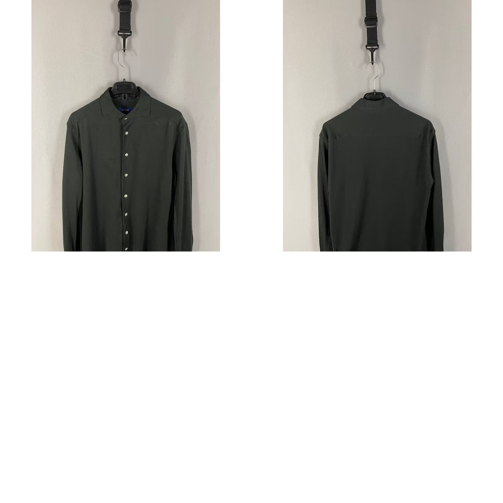Yves Saint Laurent Saint Laurent Eton Shirt Button-Up Slim Black Cotton L Mens Long Sleeve Casual Shirt Size US L / EU 52-54 / 3 - 8 Thumbnail