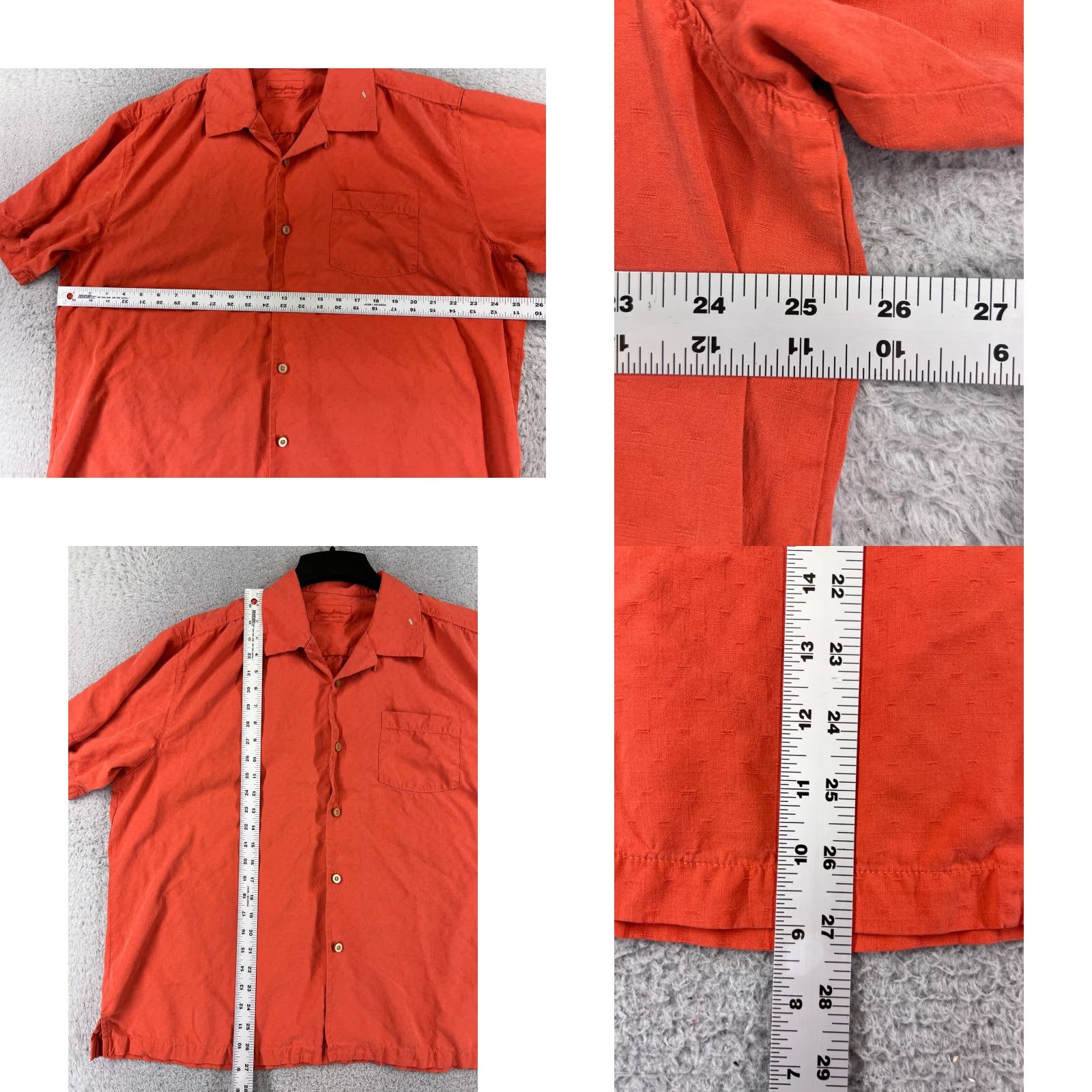 Tommy Bahama Tommy Bahama Shirt Men Extra Large Red 100% Silk Button Up Hawaiian Pocket READ Size US XL / EU 56 / 4 - 8 Thumbnail