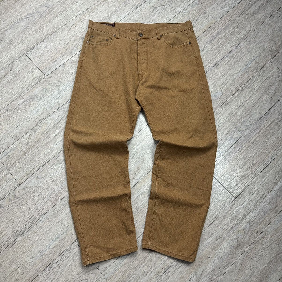 Marlboro Vintage 90s Marlboro Classics British Khaki Baggy Pants Size US 40 / EU 56 - 3 Thumbnail