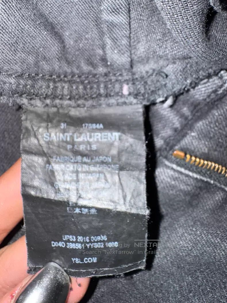 Saint Laurent Paris #REF! Size US 31 - 6 Thumbnail