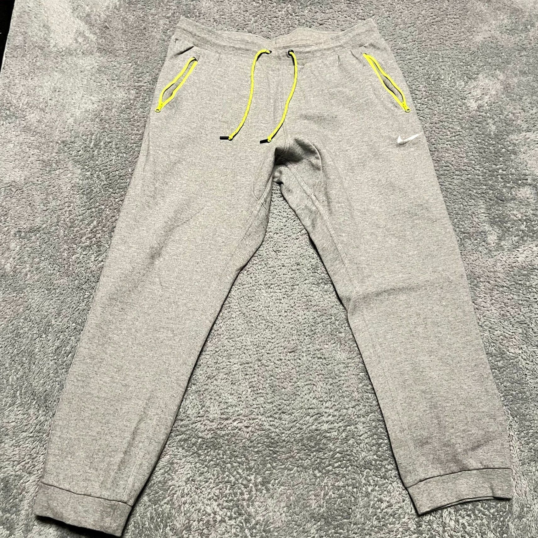 Nike Nike Sweatpants Jogger Pants Mens XL Gray Fleece Cuffed Advance 15 Conversion Size US 36 / EU 52 - 2 Thumbnail