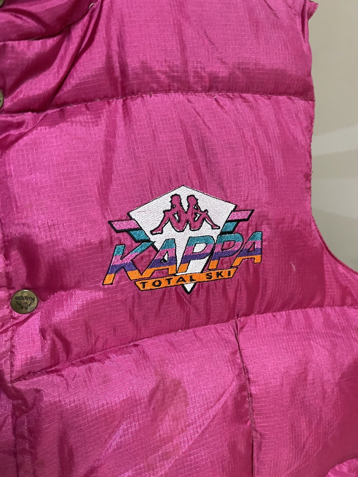 Kappa × Vintage Vintage Kappa Reversible Puffer Vest 80s Size US M / EU 48-50 / 2 - 3 Thumbnail