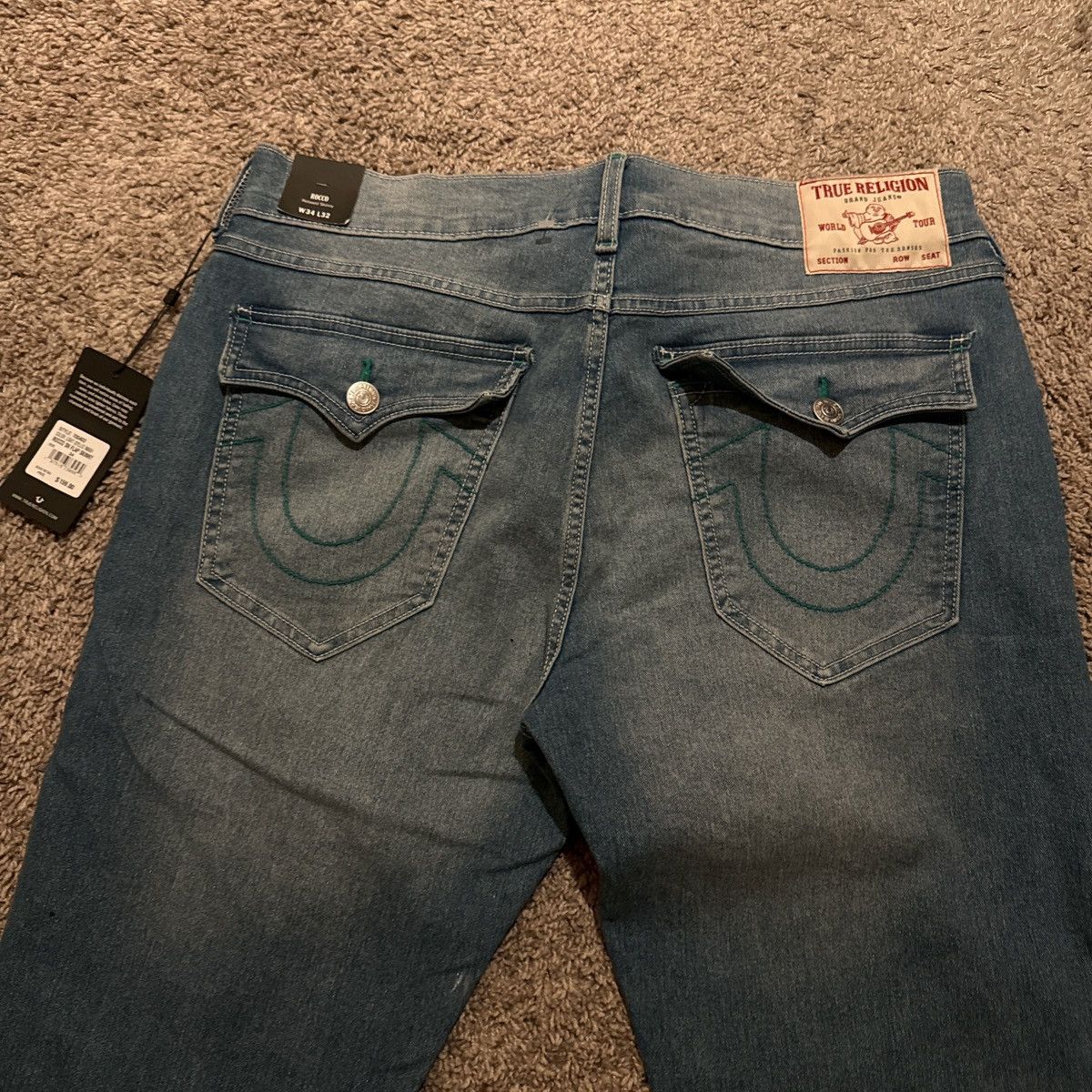 True Religion True Religion ROCO relaxed skinny Jeans 34/32 Size US 34 / EU 50 - 6 Thumbnail
