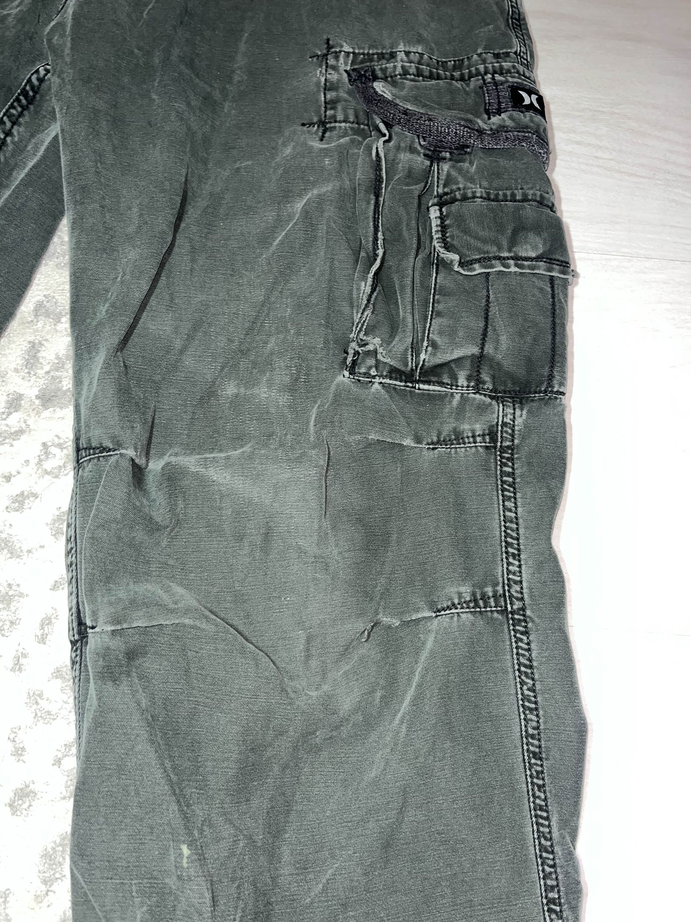 Hurley × Vintage Vintage 90s / Y2k Hurley Baggy Cargo Pants Size US 34 / EU 50 - 4 Thumbnail