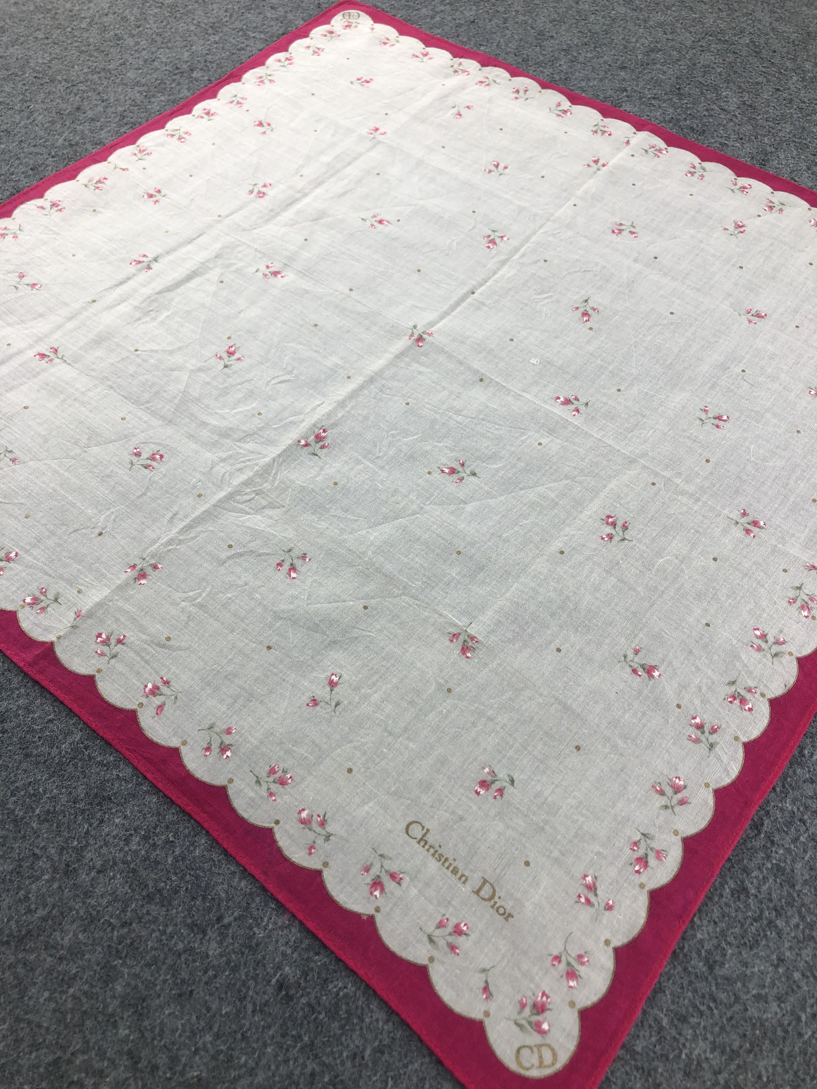 Vintage Christian Dior Handkerchief / Bandana / Neckerchief Size ONE SIZE - 4 Thumbnail