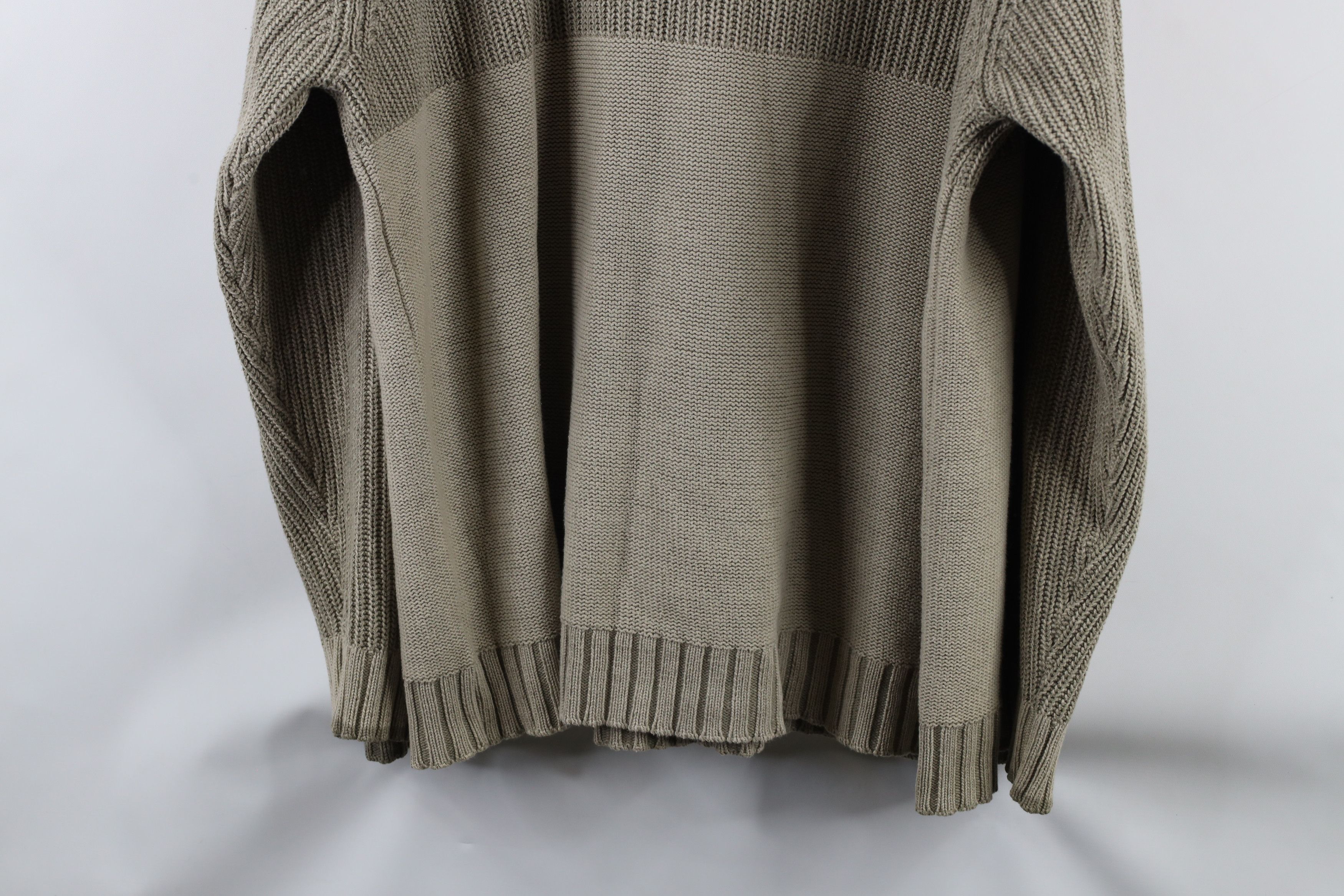 Columbia × Vintage Vintage 90s Columbia Marled Cotton Ribbed Knit Sweater Beige Size US L / EU 52-54 / 3 - 10 Thumbnail