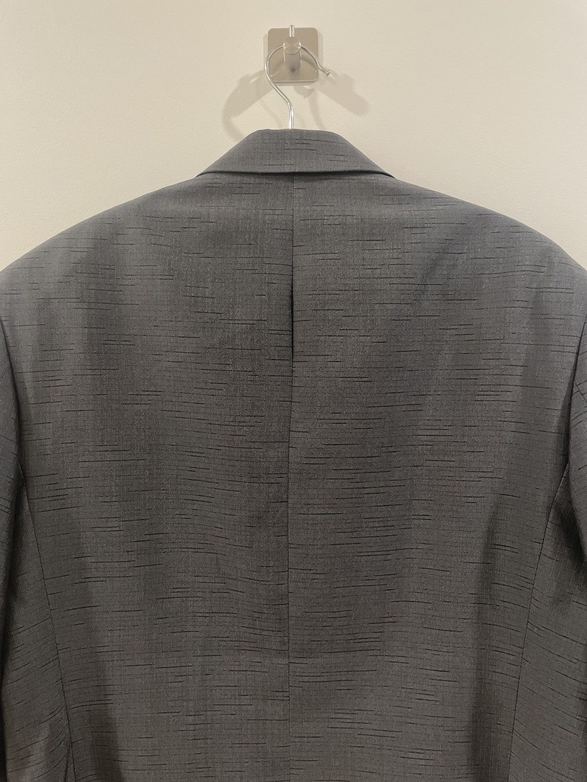Vintage Rare vintage grey textured blazer Size 48R - 7 Thumbnail