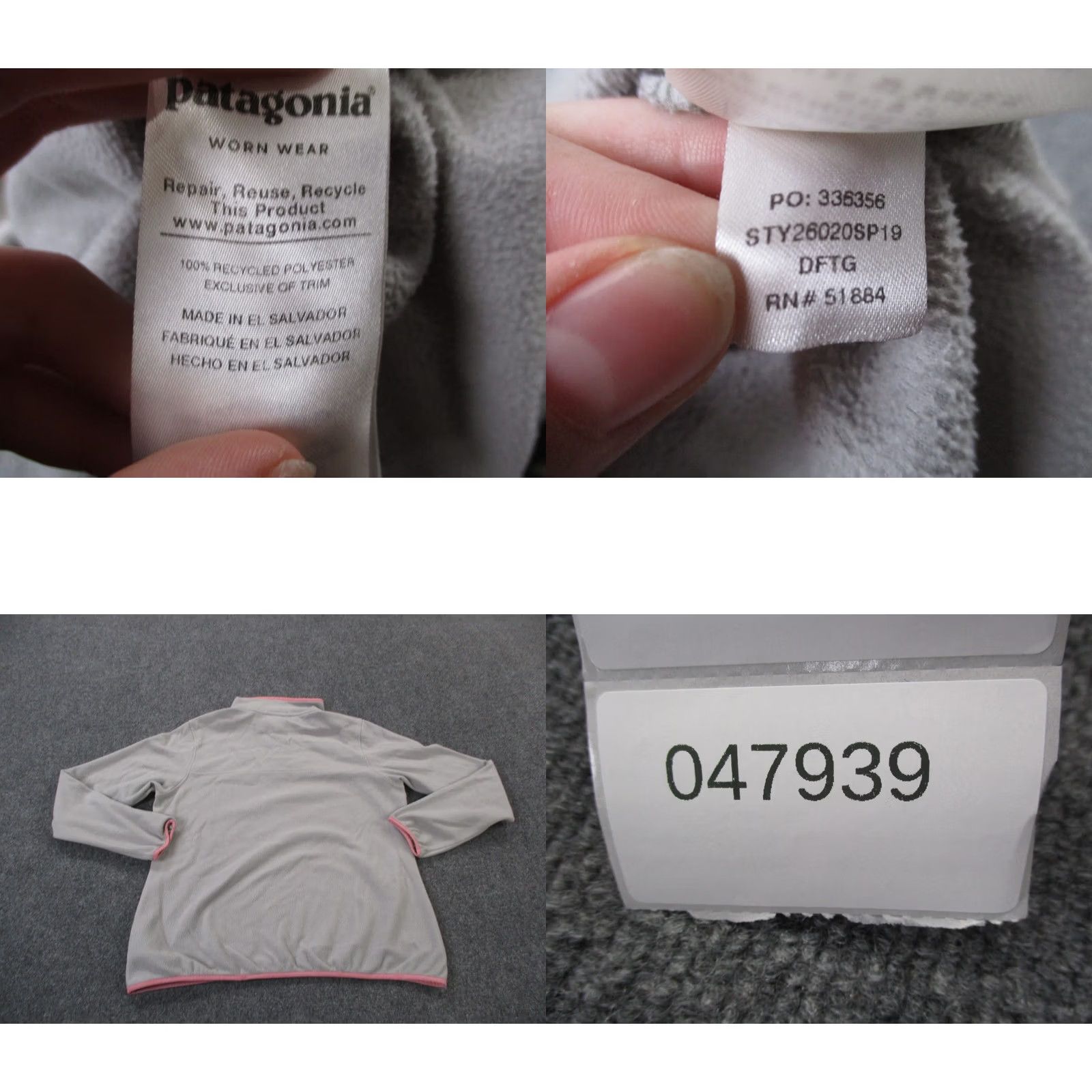 Patagonia Patagonia Jacket Womens L Gray Snap T Fleece Jumper Sweater Outdoor Hiking Size L / US 10 / IT 46 - 8 Thumbnail