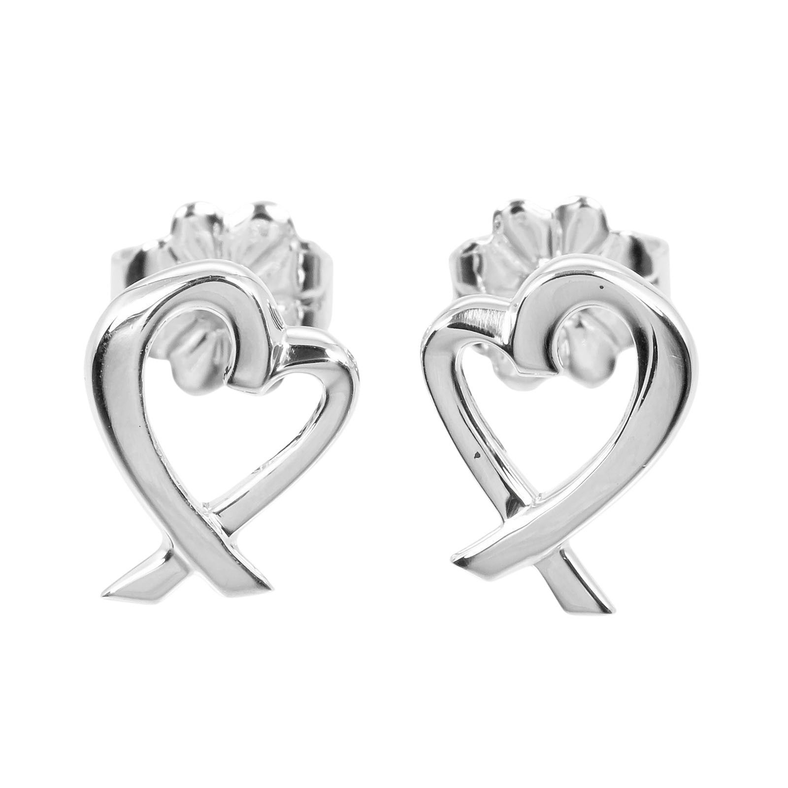 Tiffany & Co. Tiffany & Co. Tiffany & Co. Loving Heart Silver 925 Earrings Metal Earrings DUTY FREE for USA Size ONE SIZE - 1 Thumbnail