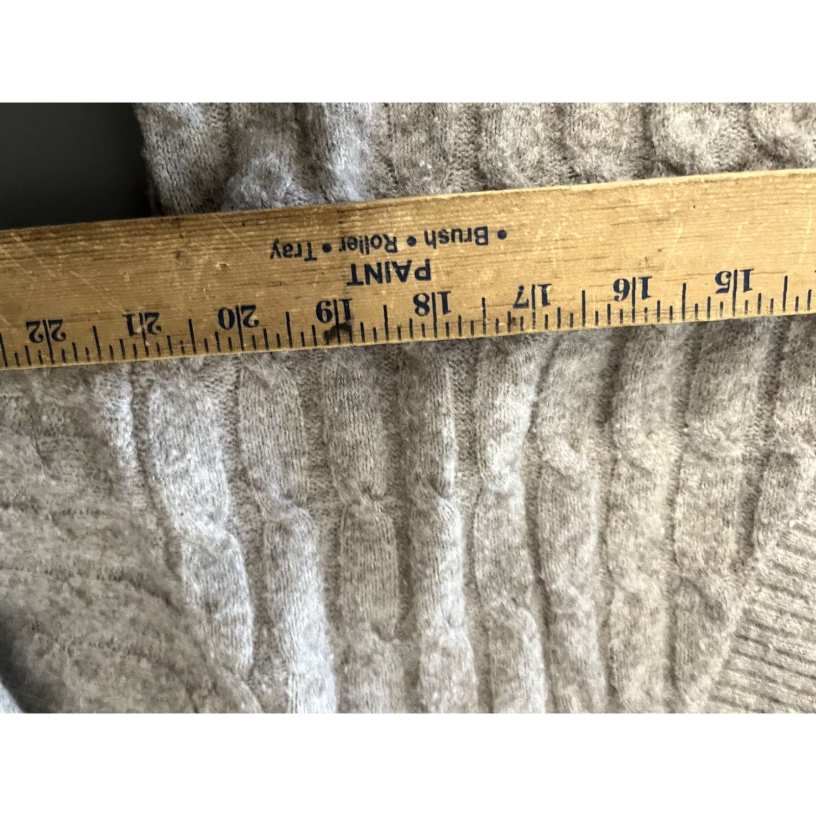 H&M H&M Womens Wool Blend Cardigan Gray Beige Size XS Jewel Button Sweater Size XS / US 0-2 / IT 36-38 - 6 Thumbnail