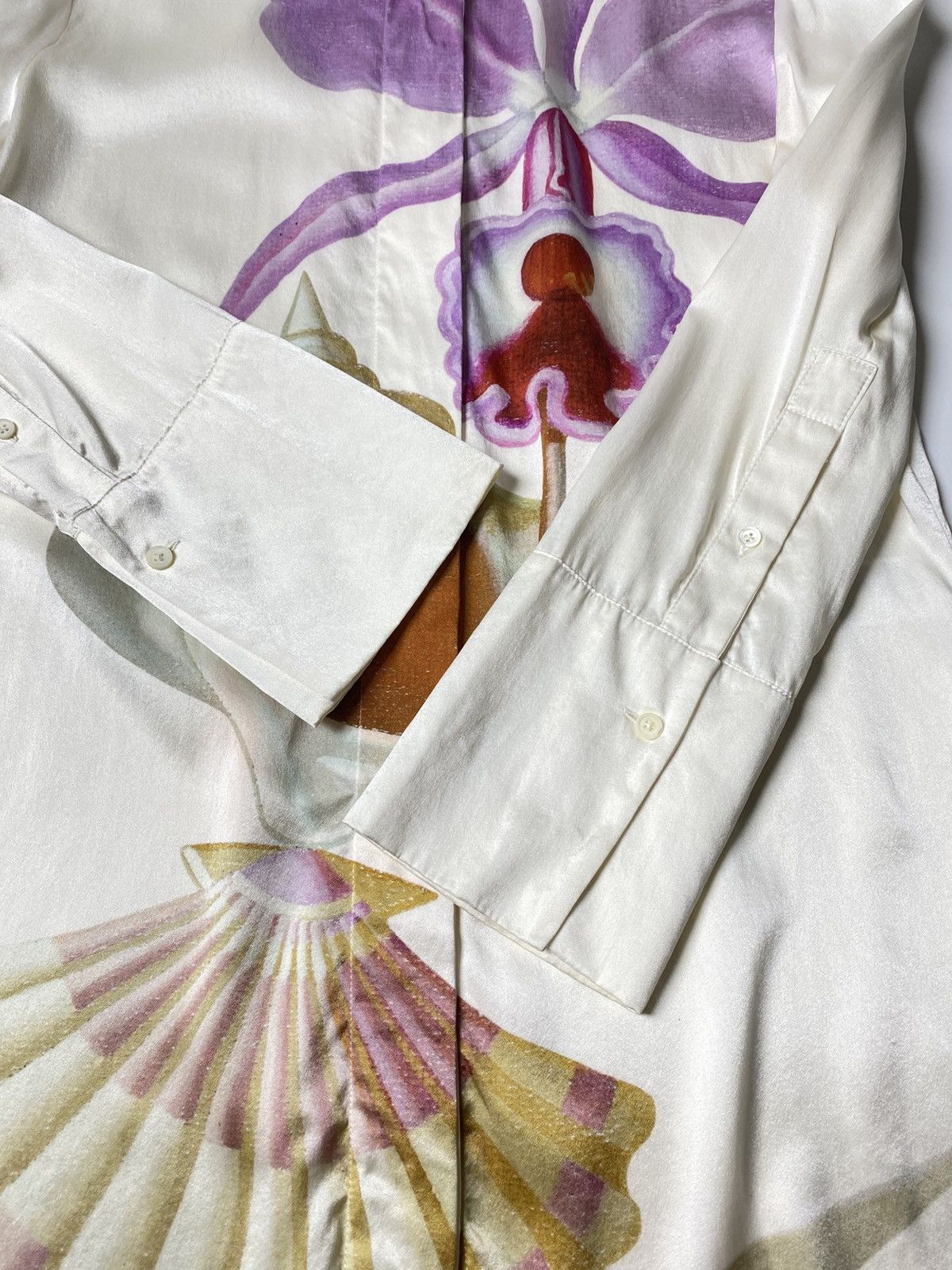 Loewe FW23 LOEWE X MARUJA MALLO SATIN SILK SHIRT Size M / US 6-8 / IT 42-44 - 5 Thumbnail