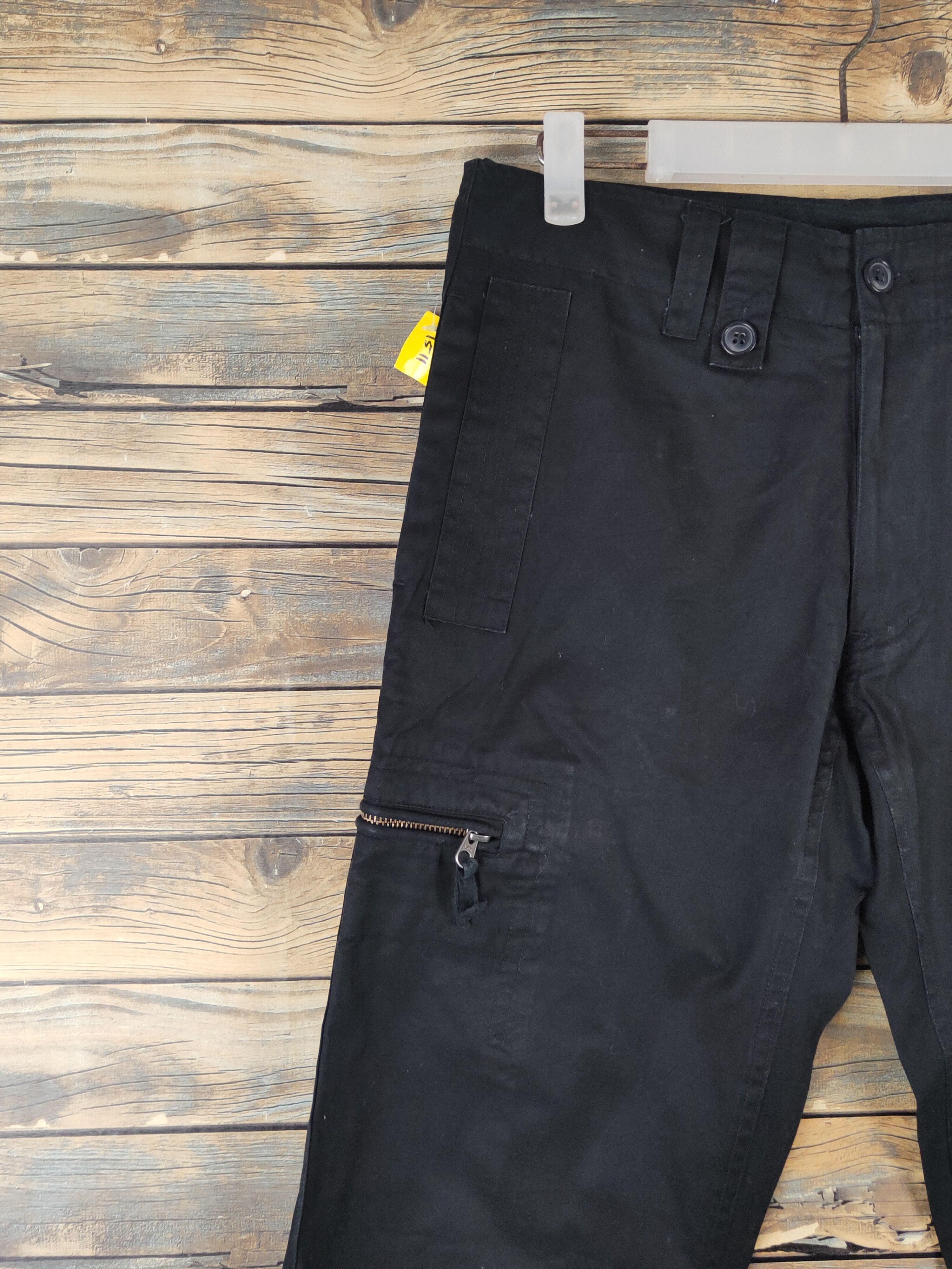 Japanese Brand DL Playmore Black Multipocket Tactical Cargo Pants #1511 Size US 31 - 3 Thumbnail