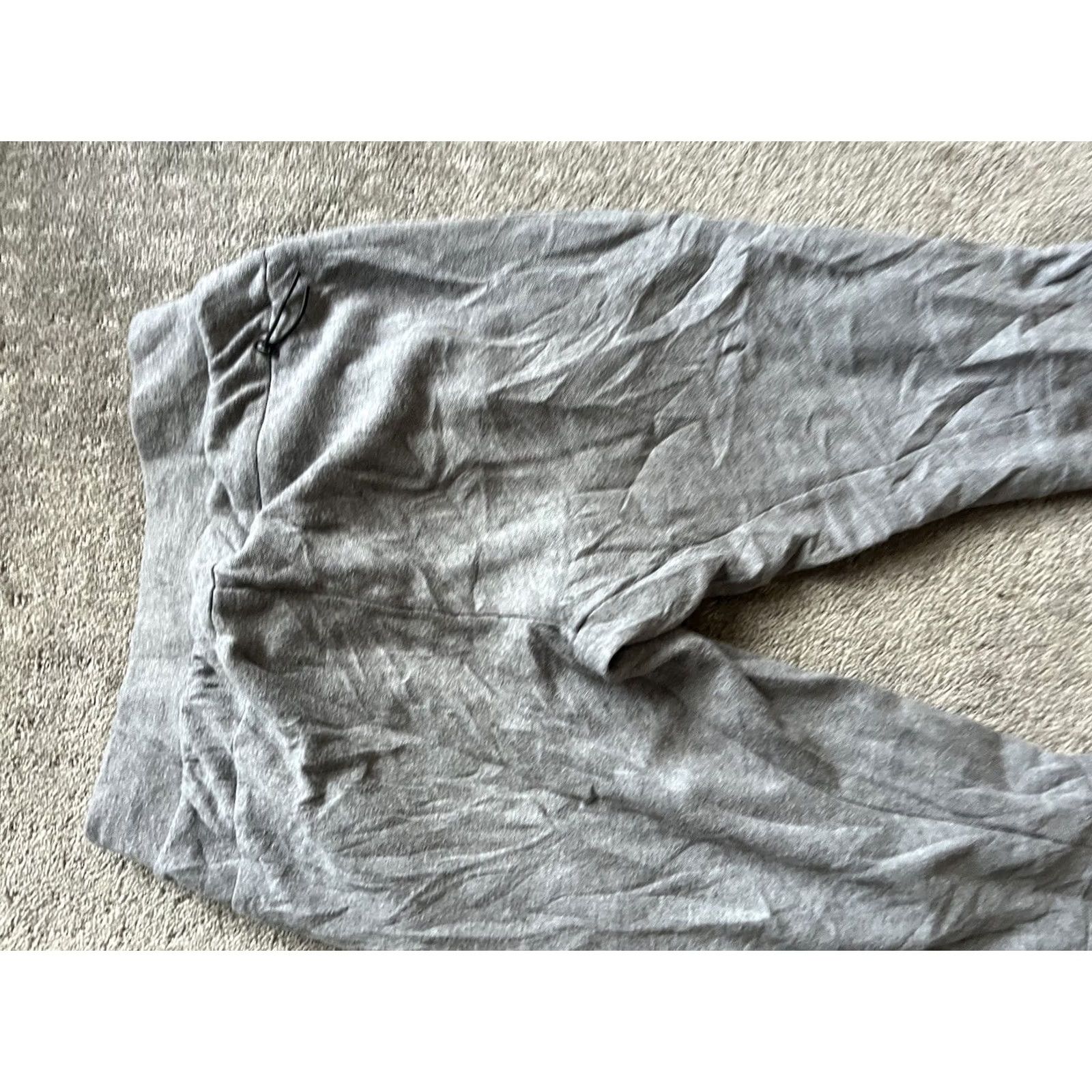 Gap GAP GAPFIT Drawstring Solid Jogger Gray XS Mens Pants Regular 27in Inseam Cotton Polyester Spandex Jogger Size US 27 - 4 Thumbnail