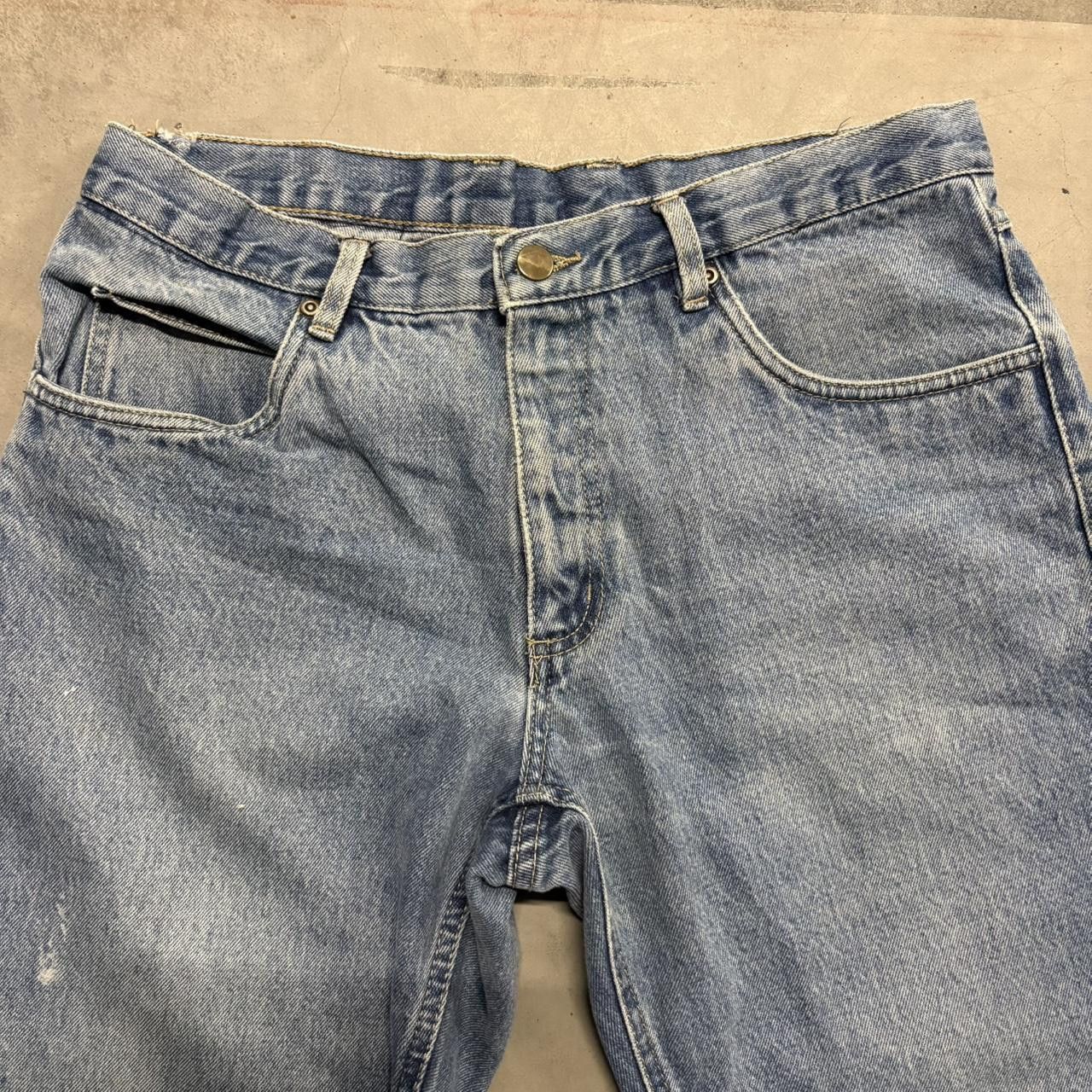 Japanese Brand × Vintage Vintage Y2K/2000s Baggy Tall Medium Wash Jaguar Denim Jeans! Size US 34 / EU 50 - 2 Thumbnail
