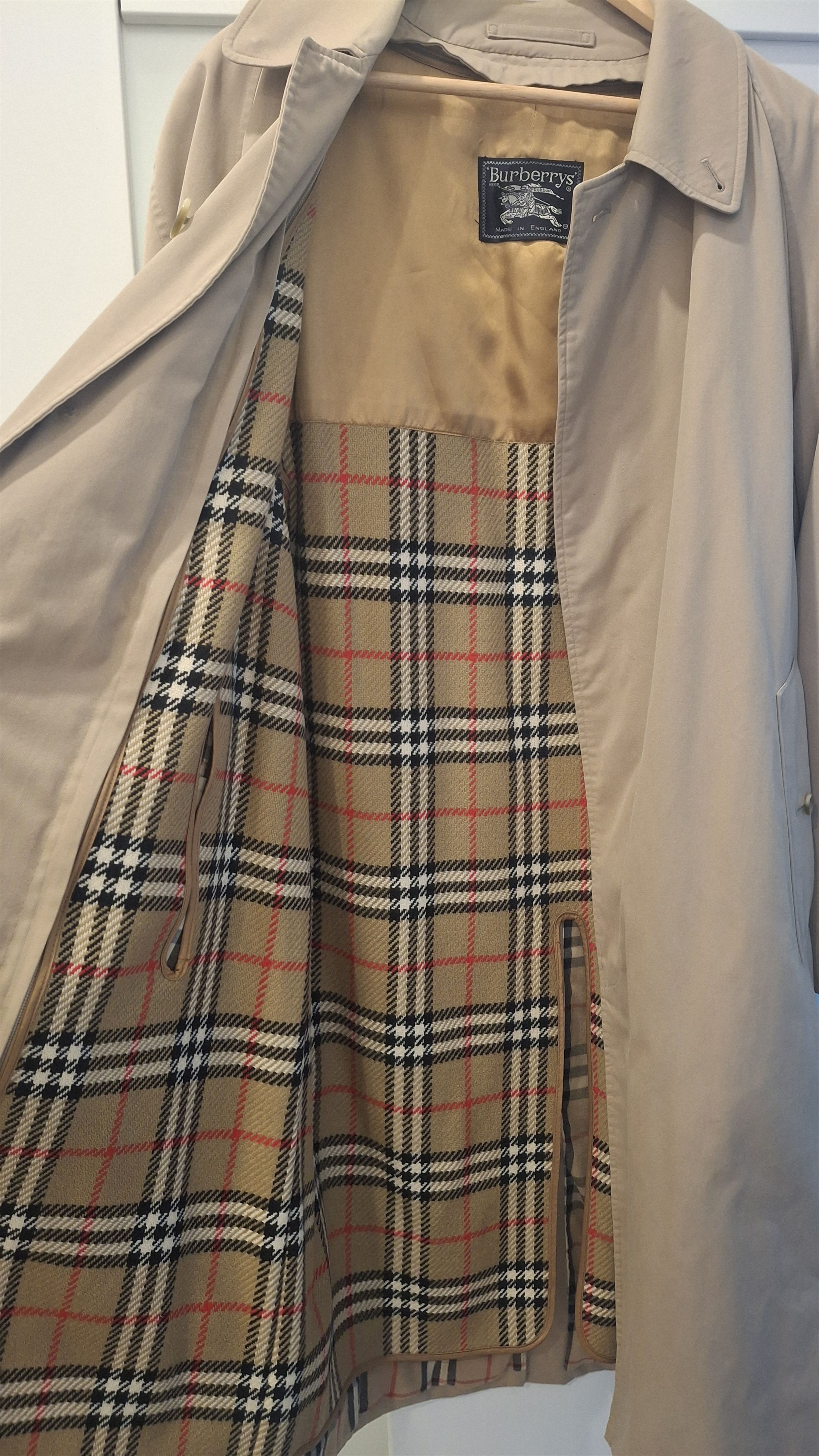 Burberry Vintage Burberrys Nova Check Trench Coat Beige Size US M / EU 48-50 / 2 - 9 Thumbnail