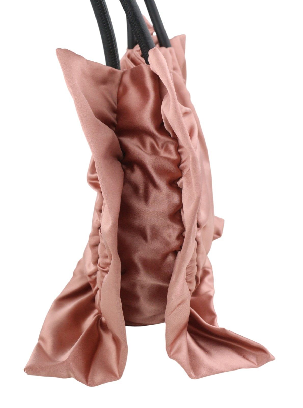 MAX&Co. OS Pink Satin Mini Shopper Magnetic Closure Bag 88816 Size ONE SIZE - 5 Thumbnail