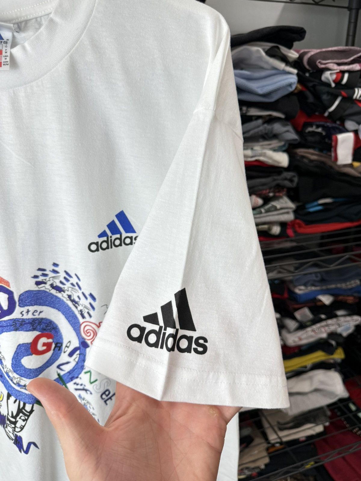 Adidas 💥Rare! Vintage 90’s Adidas Marathon T Shirt Retro Size US M / EU 48-50 / 2 - 7 Thumbnail