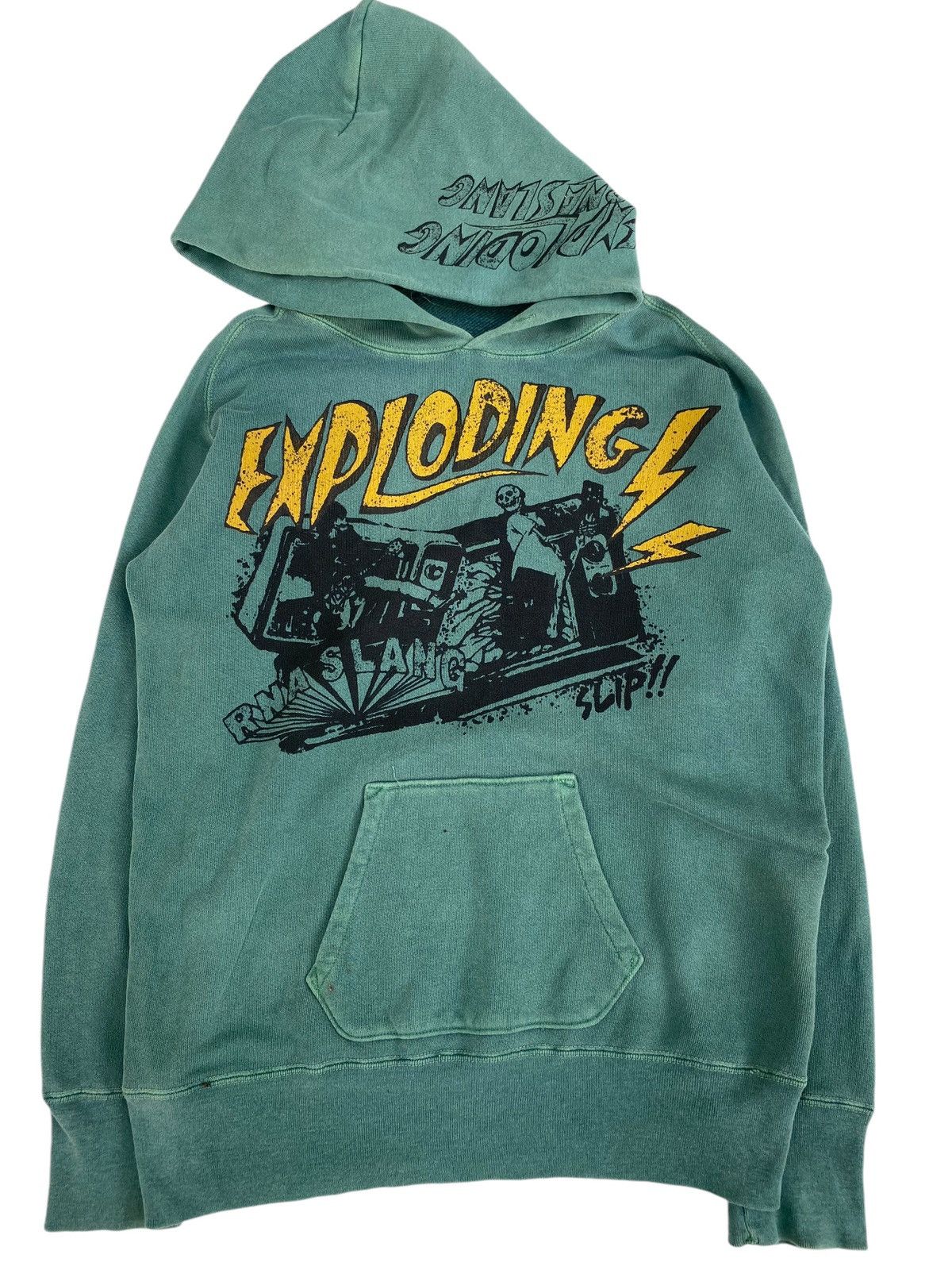 Vtg Band Exploding Hoodie Pullover