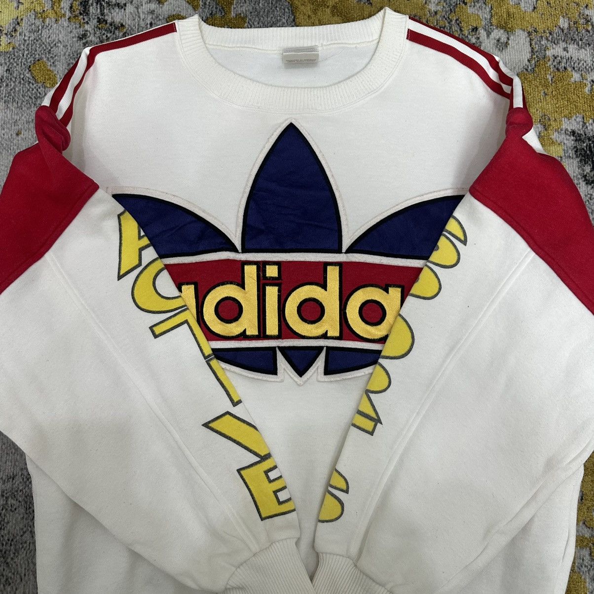 Adidas Vintage 80’s Adidas Sports Embroidery Logo Sweatshirts Size US M / EU 48-50 / 2 - 6 Thumbnail