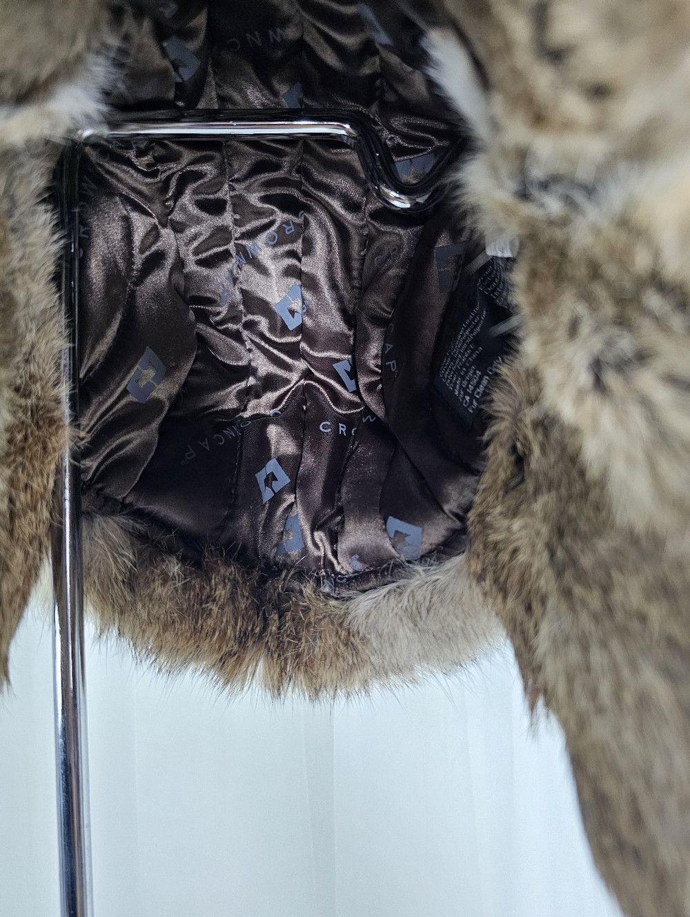 Other Nathaniel Cole Brown Suede & Rabbit Fur Aviator Trapper Hat Size ONE SIZE - 6 Thumbnail