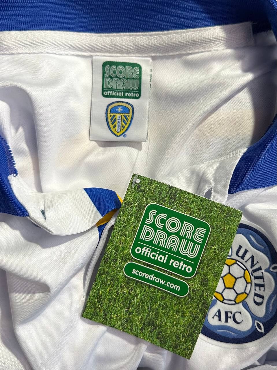 Other Leeds United home 1993 1995 Score draw football shirt jersey Size US XL / EU 56 / 4 - 9 Thumbnail