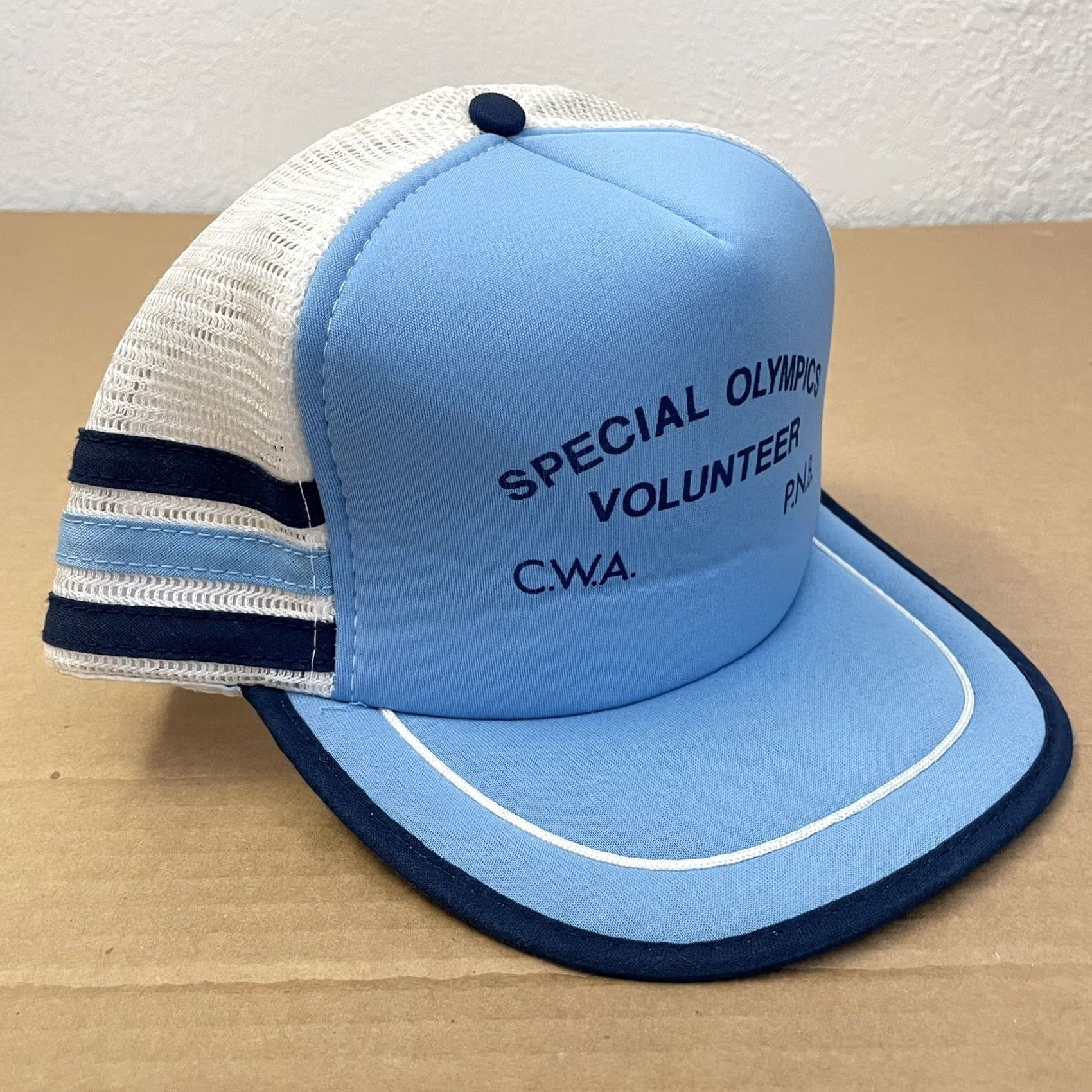 Vintage VINTAGE Special Olympics Hat Cap Snapback Blue Washington Adjustable 80s 90s Mens Size ONE SIZE - 7 Thumbnail