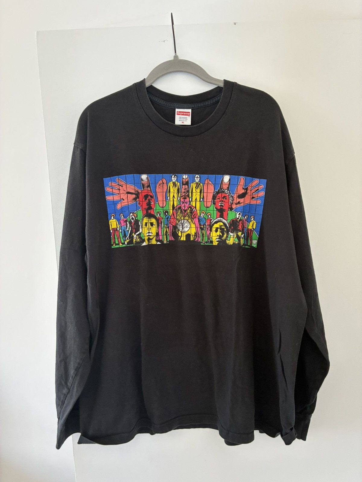 Supreme Supreme Araki Orchid Black T Shirt Long Sleeve USA XL