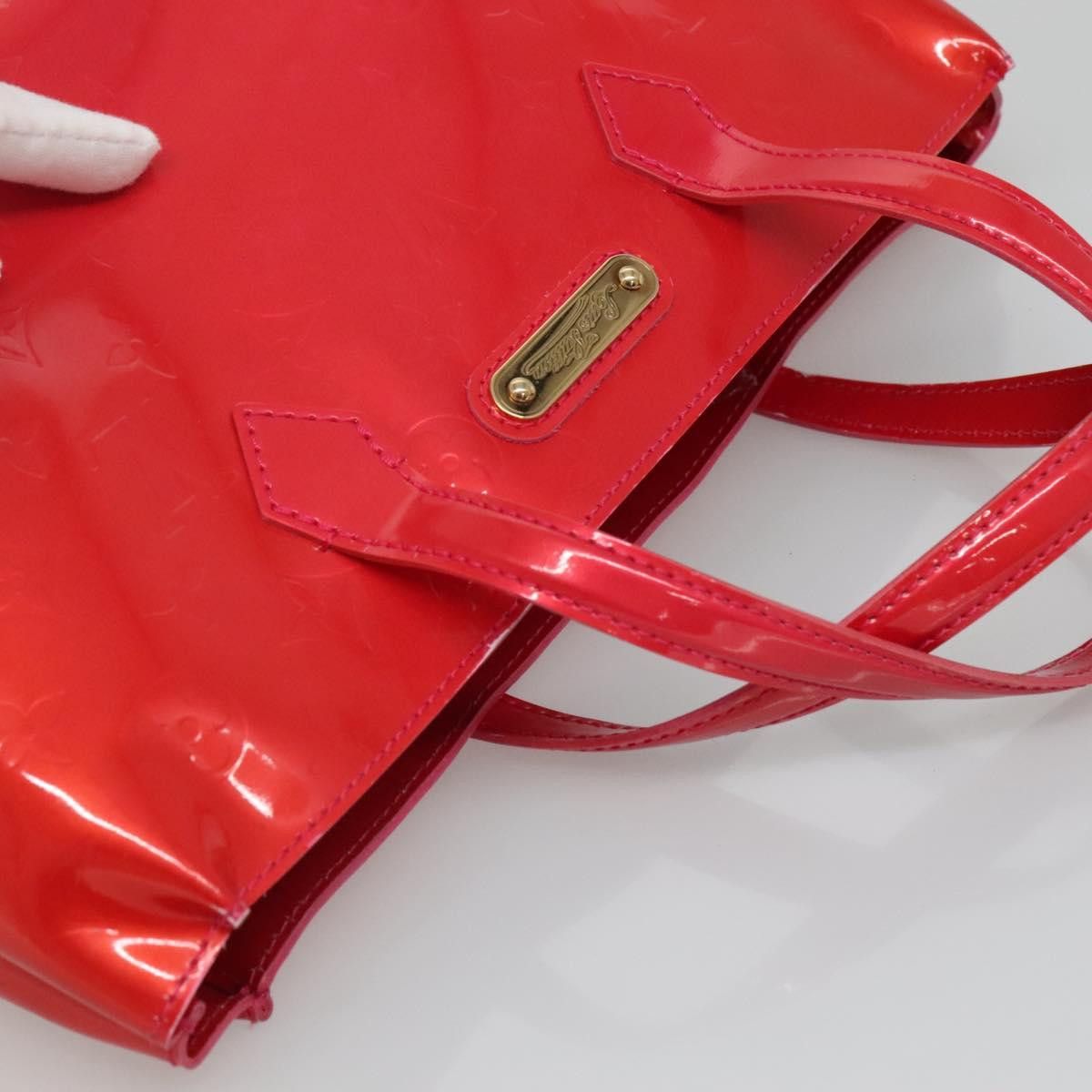 Louis Vuitton LOUIS VUITTON Vernis Wilshire Boulevard Hand Bag Rose Pop Size ONE SIZE - 6 Thumbnail