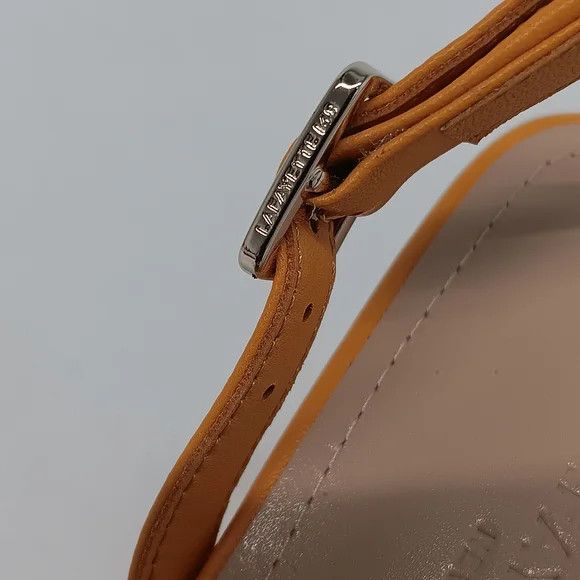 Lafayette 148 LAFAYETTE 148 Yellow Calfskin Leather Heeled City Sandals 38 Size US 8 / IT 38 - 14 Thumbnail