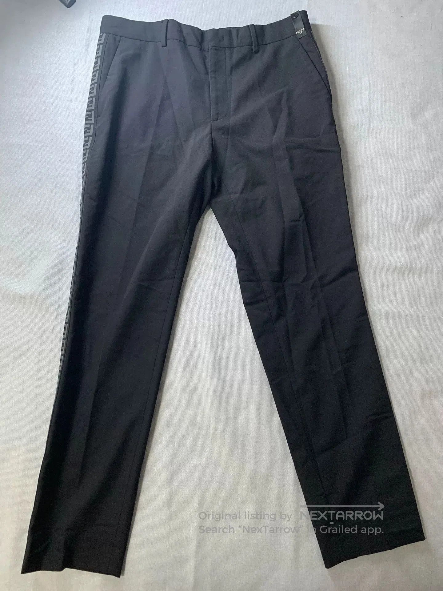 Fendi Fendi Wool Logo Chino Pants. Size US 30 / EU 46 - 1 Thumbnail