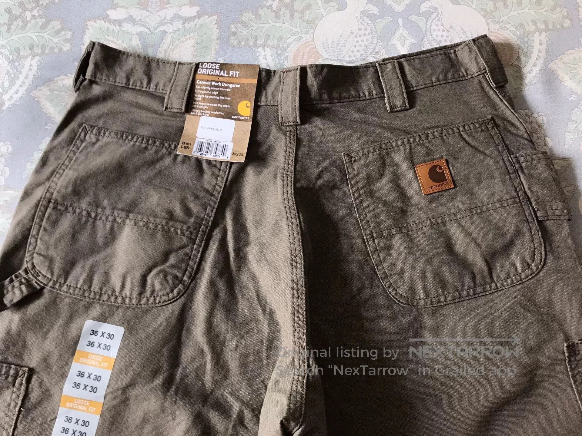 Carhartt Carhartt B151 LBR Canvas Work Pants. Size US 36 / EU 52 - 5 Thumbnail