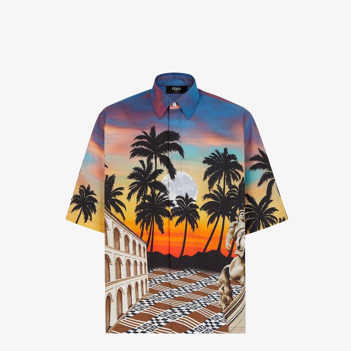 Fendi o1s1wg111025 Shirt in Multicolor Size US S / EU 44-46 / 1 - 1 Thumbnail