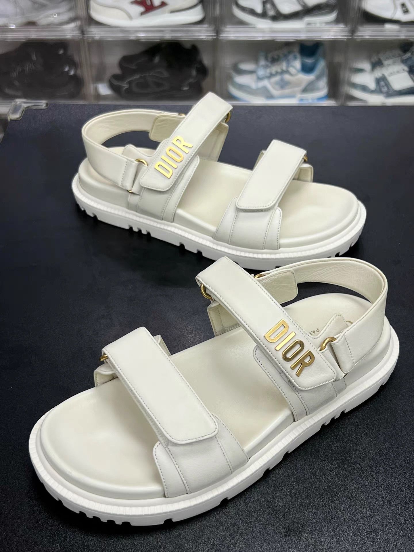 Dior DIOR D-Connect Sandals K15 Size US 8 / IT 38 - 1 Thumbnail