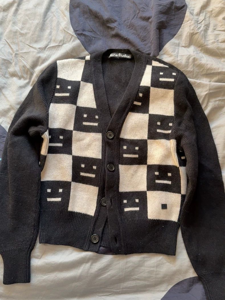 Acne Studios acne studios Checkerboard knit sweater 2502-Nextarrow Size US XXS / EU 40 - 2 Thumbnail