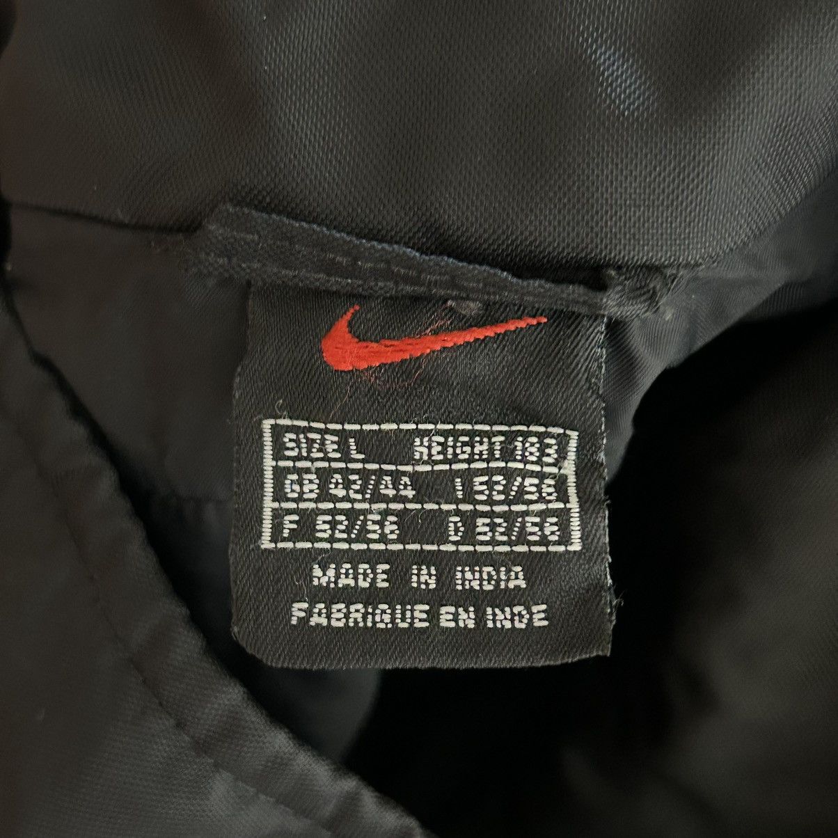 Nike × Vintage Vintage Nike insulated jacket big logo swoosh embriordery Size US L / EU 52-54 / 3 - 7 Thumbnail