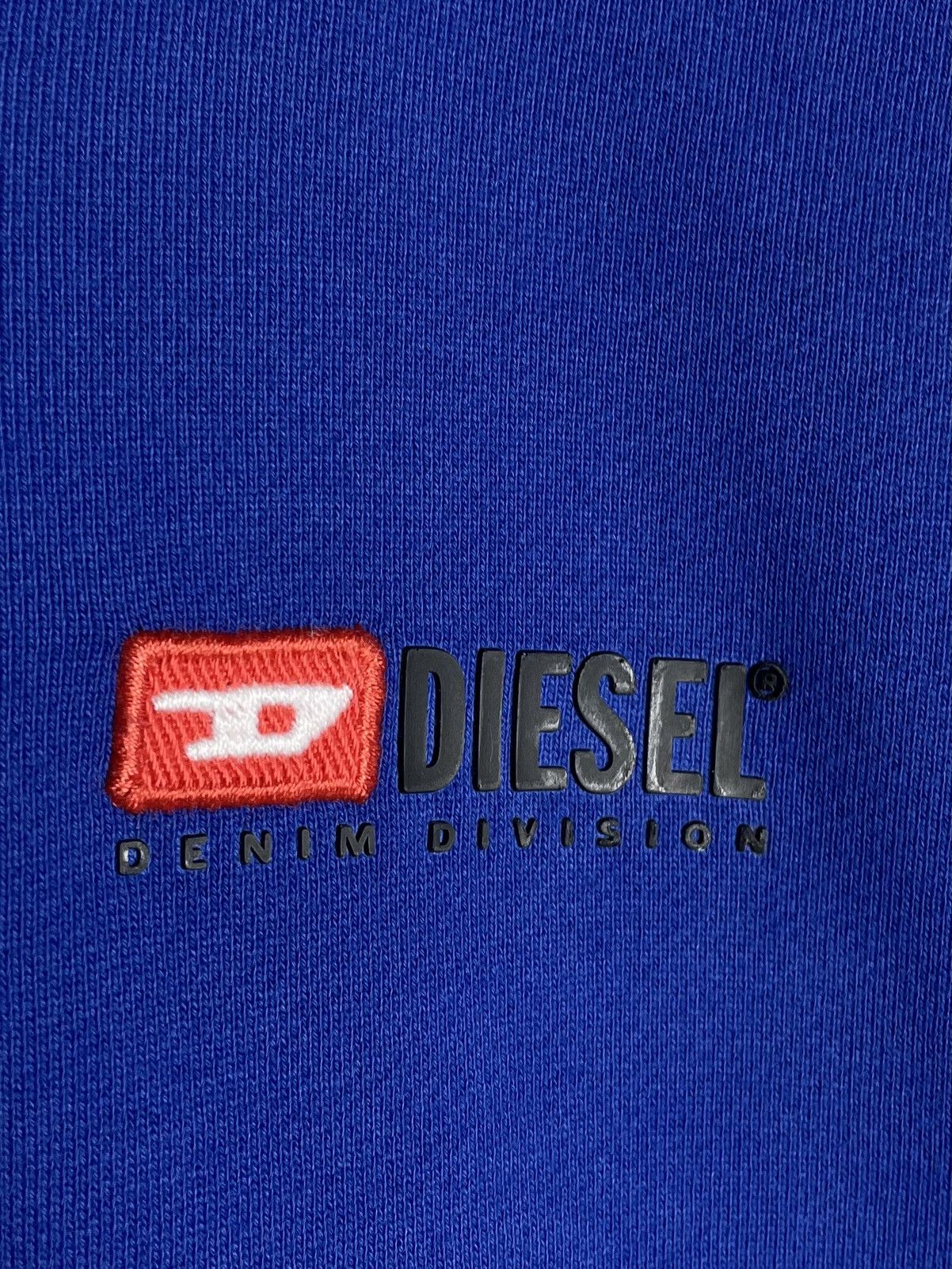 Diesel × Vintage Diesel 🌎 Denim Division big back D logo Blue Zip Hoodie Size US S / EU 44-46 / 1 - 8 Thumbnail