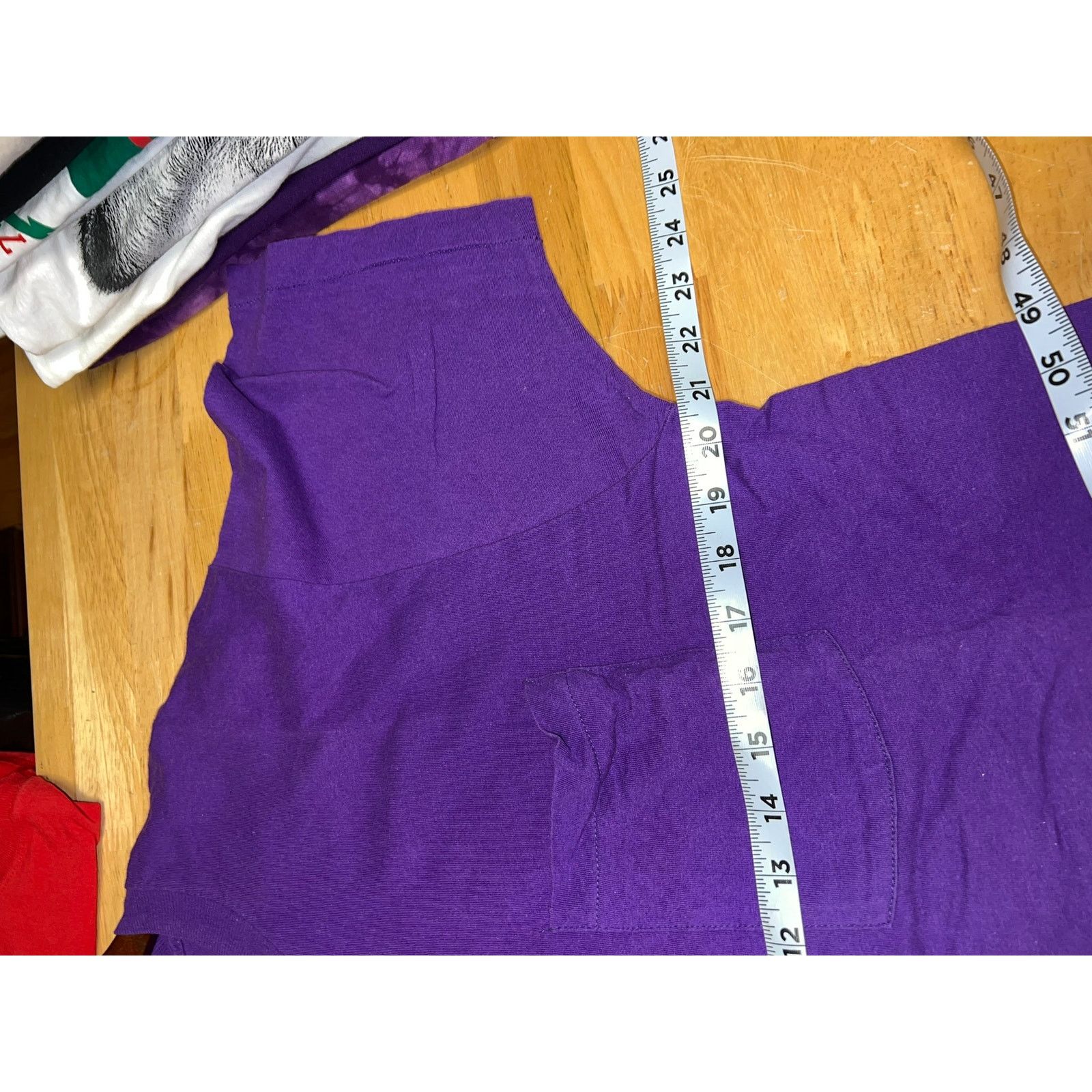 Fruit Of The Loom Vintage Purple Blank Shirt Fruit Of The Loom USA Made Tee L Size US L / EU 52-54 / 3 - 7 Thumbnail