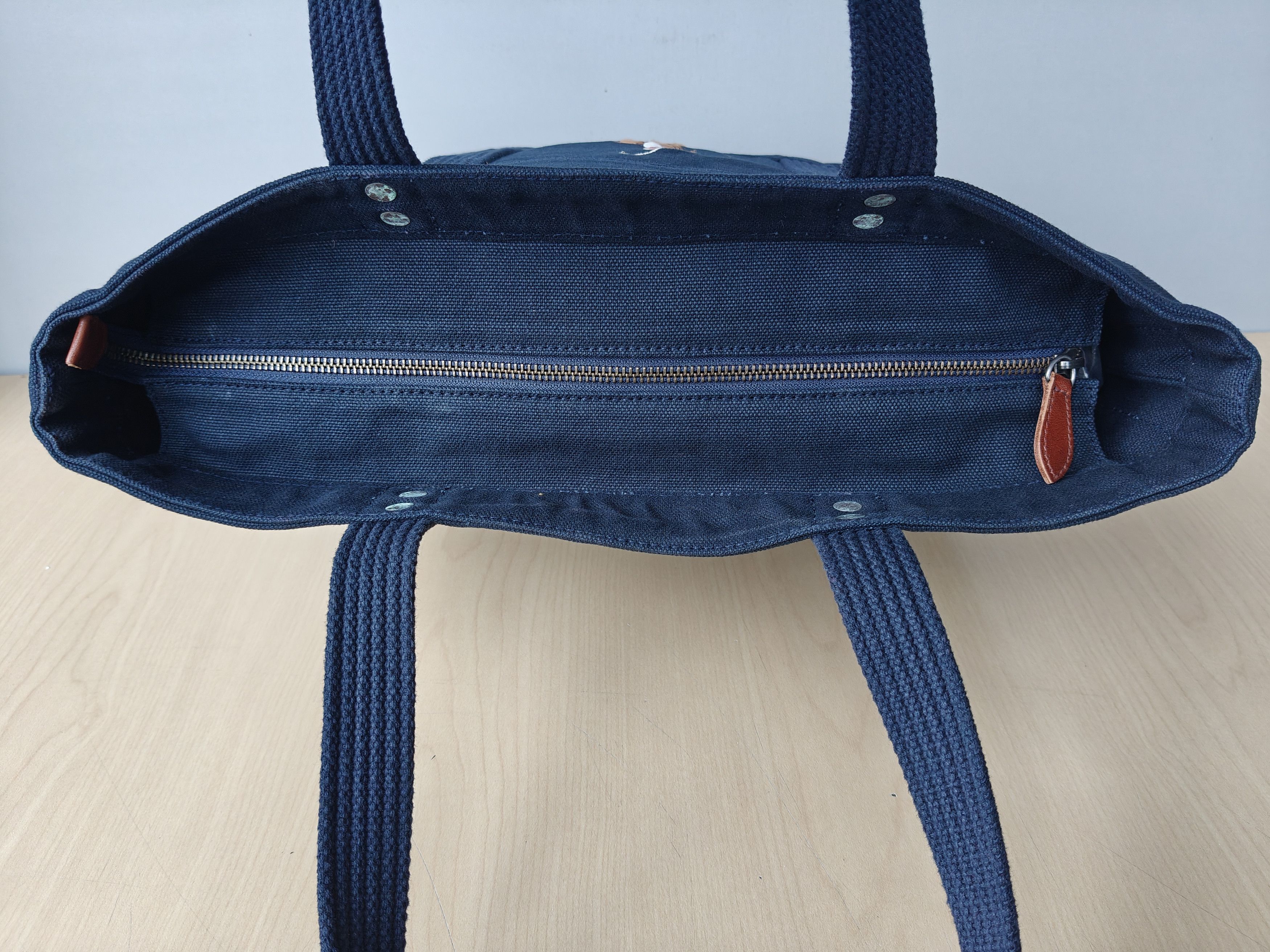 Polo Ralph Lauren Polo Ralph Lauren Canvas Medium Tote Free Shipping FTP/4014 Size ONE SIZE - 9 Thumbnail