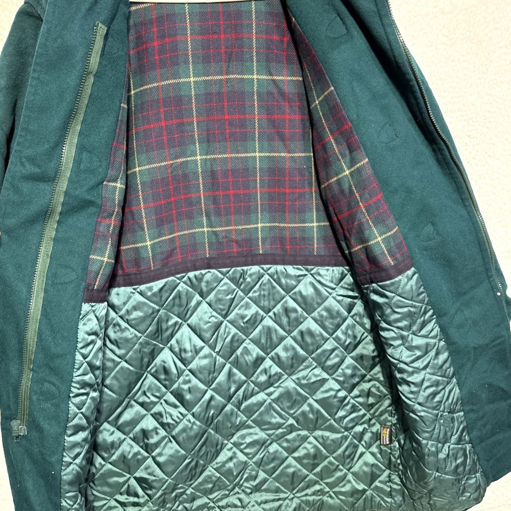 Vintage VINTAGE L.L. Bean Wool Duffle Coat Jacket Womens Size L Green Toggle Long Sleeve Size L / US 10 / IT 46 - 6 Thumbnail