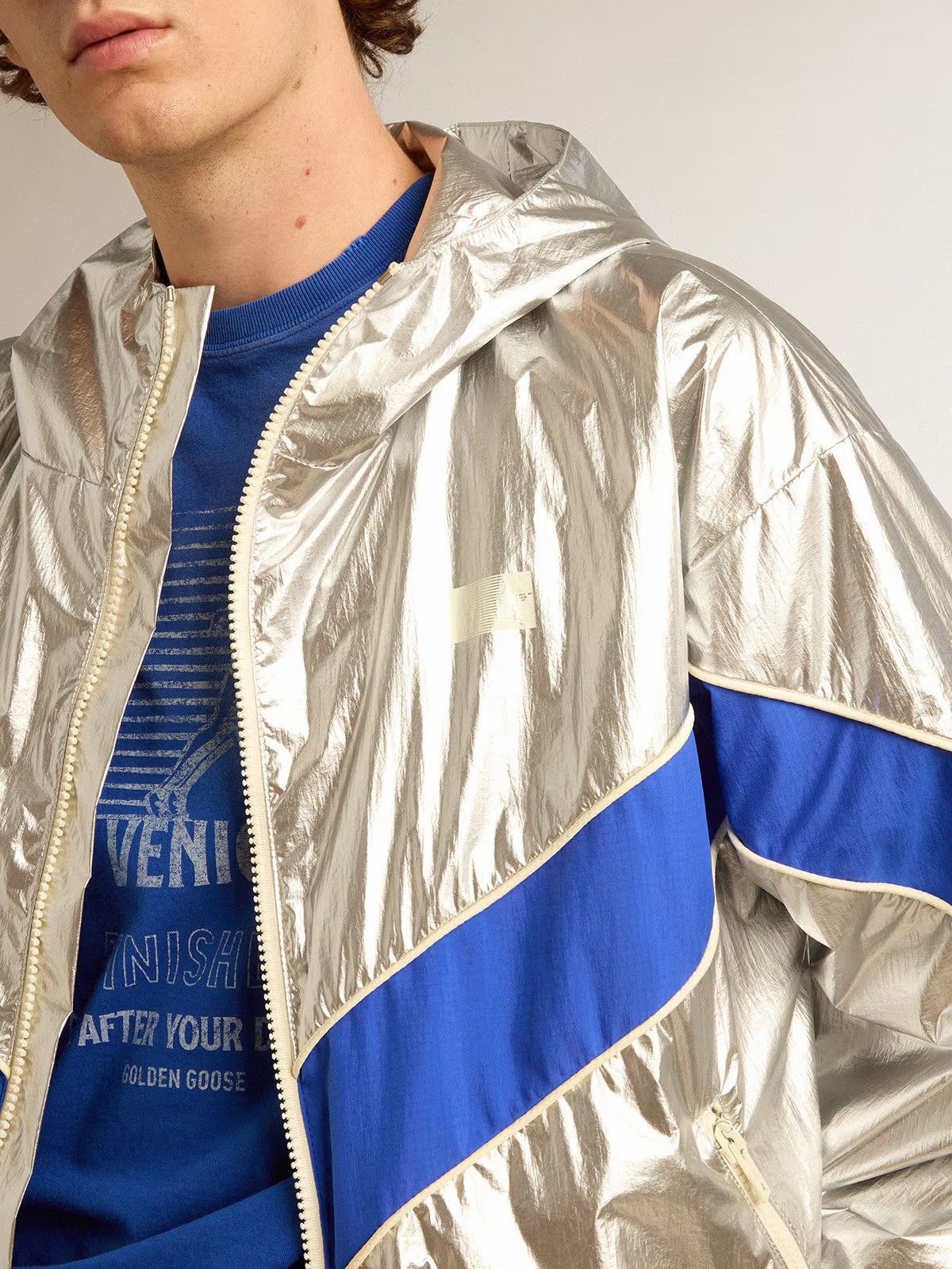 Golden Goose Golden Goose Star Metallica Patchwork Windbreaker Jacket Size US L / EU 52-54 / 3 - 17 Thumbnail